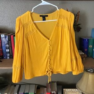 Gold/Yellow Crop Top